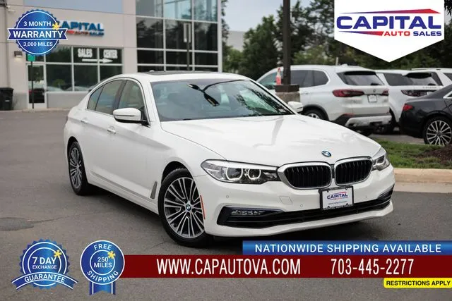 White 2017 BMW 5 Series 530i xDrive for sale in Chantilly, VA