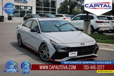 Gray 2023 Hyundai Elantra N for sale in Chantilly, VA