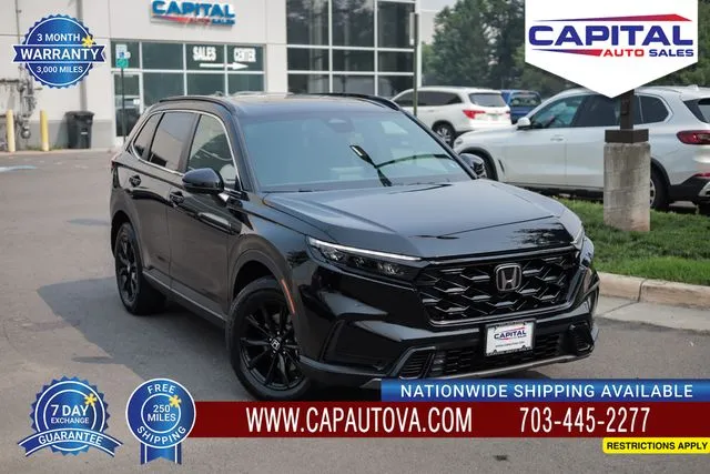 Black 2023 Honda CR-V Hybrid Sport for sale in Chantilly, VA