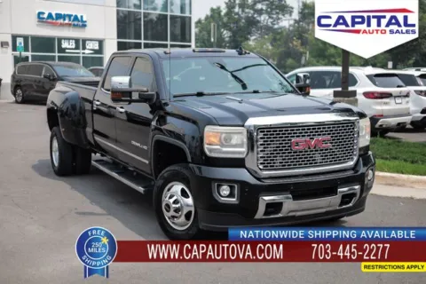 Black 2015 GMC Sierra 3500HD Denali for sale in Chantilly, VA