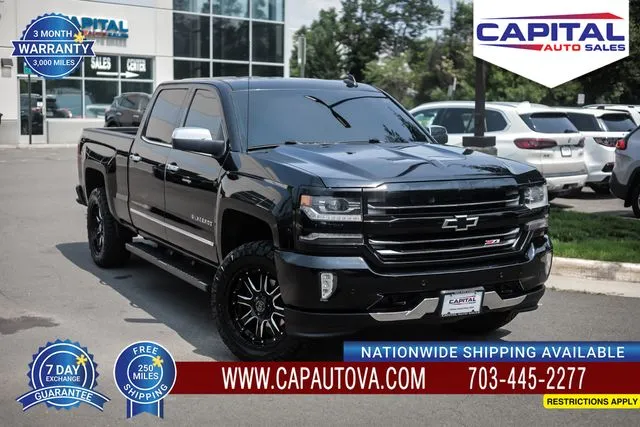 Black 2016 Chevrolet Silverado 1500 LTZ for sale in Chantilly, VA
