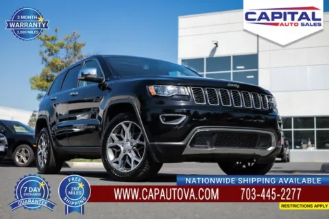 Black 2020 Jeep Grand Cherokee Limited for sale in Chantilly, VA