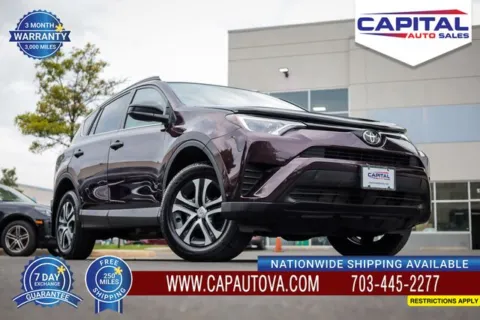 Black 2018 Toyota RAV4 LE for sale in Chantilly, VA