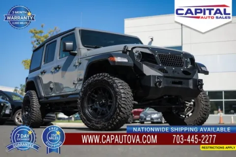 Gray 2022 Jeep Wrangler Unlimited Sport S for sale in Chantilly, VA