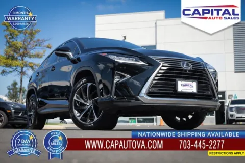 Black 2016 Lexus RX 350 for sale in Chantilly, VA