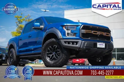 Blue 2017 Ford F-150 Raptor for sale in Chantilly, VA