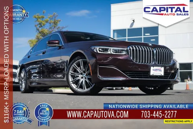 Red 2020 BMW 7 Series 750i xDrive for sale in Chantilly, VA