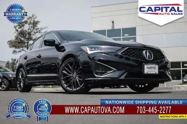 Black 2021 Acura ILX Premium and A-SPEC Packages for sale in Chantilly, VA