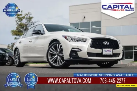 White 2023 INFINITI Q50 SENSORY for sale in Chantilly, VA