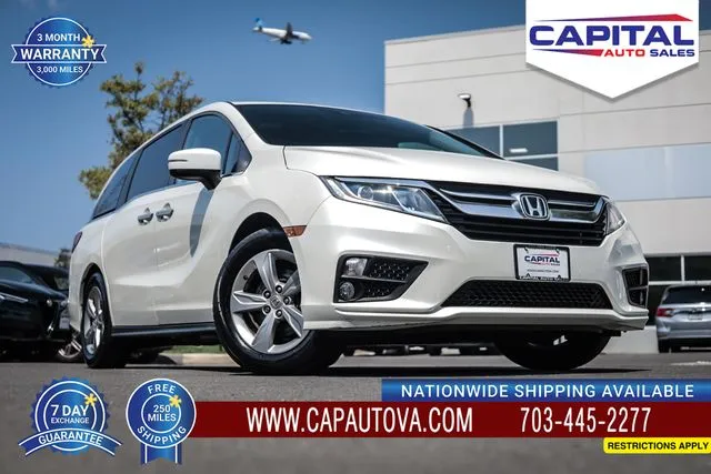 White 2019 Honda Odyssey EX-L for sale in Chantilly, VA