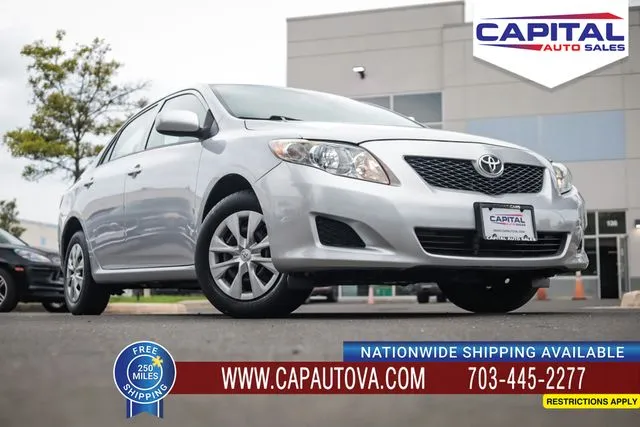 Silver 2010 Toyota Corolla LE for sale in Chantilly, VA
