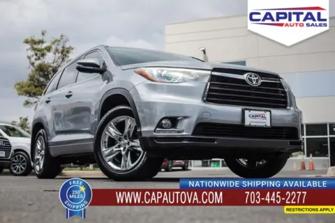 Silver 2015 Toyota Highlander Limited Platinum V6 for sale in Chantilly, VA