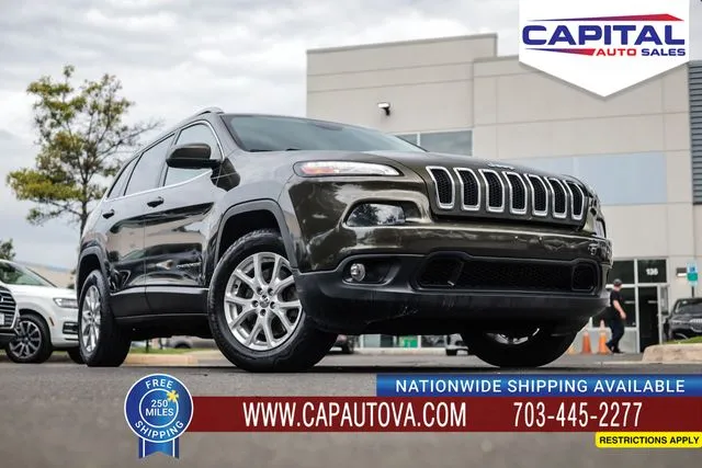 Green 2015 Jeep Cherokee Latitude for sale in Chantilly, VA