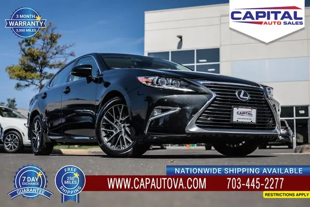 Black 2018 Lexus ES 350 for sale in Chantilly, VA