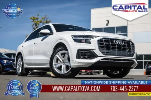 White 2019 Audi Q8 3.0T Premium for sale in Chantilly, VA