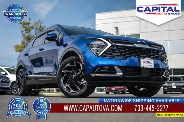 Blue 2023 Kia Sportage SX-Prestige for sale in Chantilly, VA