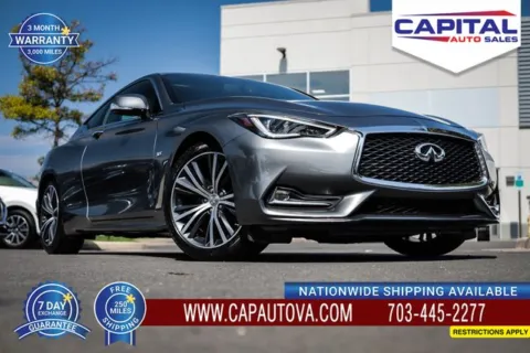 Gray 2017 INFINITI Q60 3.0t Premium for sale in Chantilly, VA