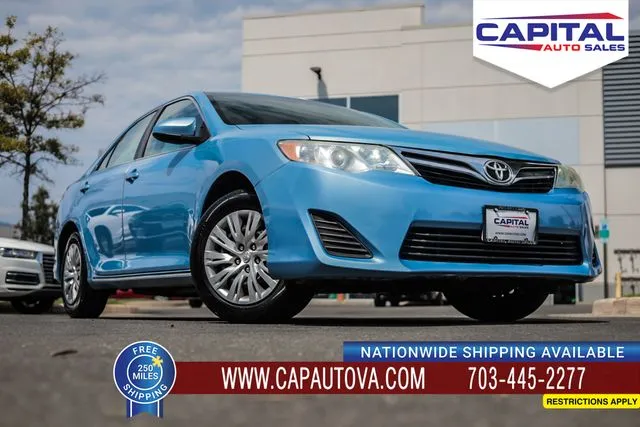 Blue 2012 Toyota Camry LE for sale in Chantilly, VA