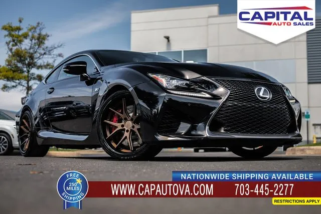 Black 2015 Lexus RC F for sale in Chantilly, VA