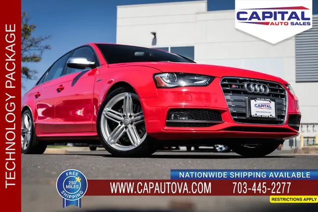 Red 2015 Audi S4 3.0T Premium Plus for sale in Chantilly, VA
