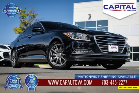 Black 2017 Genesis G80 3.8 for sale in Chantilly, VA