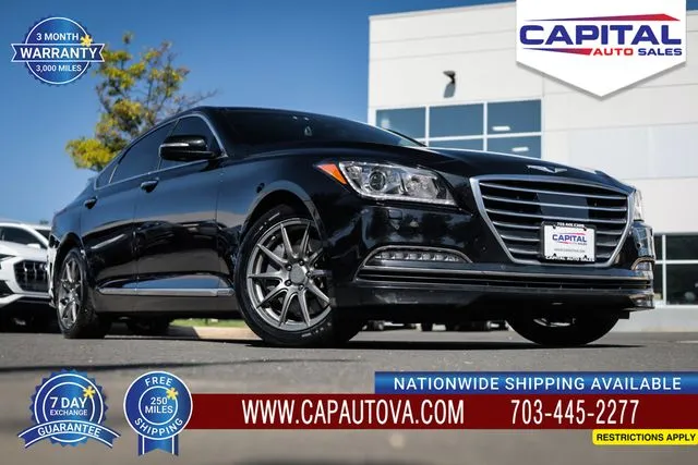 Black 2017 Genesis G80 3.8 for sale in Chantilly, VA