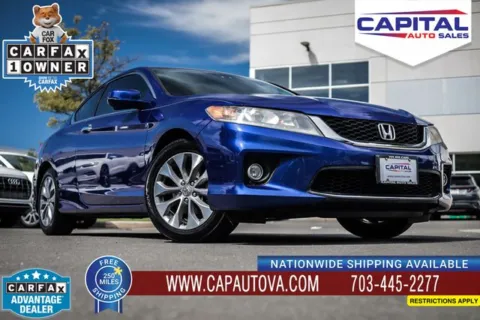 Blue 2014 Honda Accord EX-L for sale in Chantilly, VA