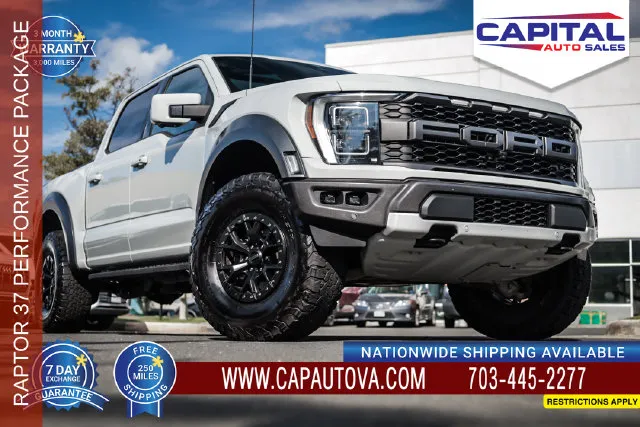 Gray 2023 Ford F-150 Raptor for sale in Chantilly, VA