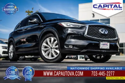 Black 2019 INFINITI QX50 ESSENTIAL for sale in Chantilly, VA