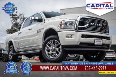White 2017 Ram 2500 Laramie Longhorn for sale in Chantilly, VA