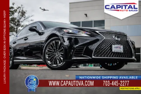 Black 2018 Lexus LS 500 Base for sale in Chantilly, VA