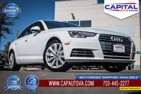 White 2017 Audi A4 2.0T Premium for sale in Chantilly, VA