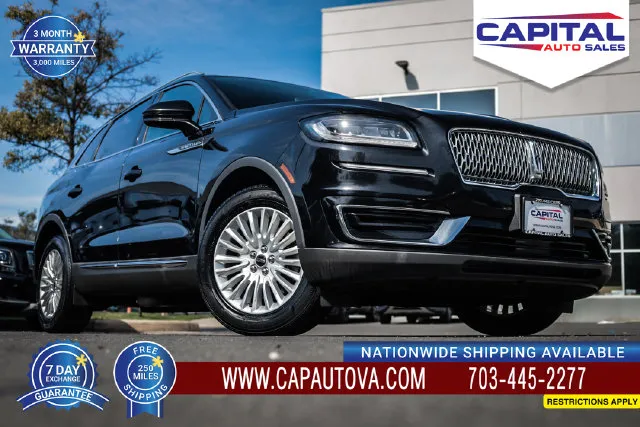 Black 2019 Lincoln Nautilus Standard for sale in Chantilly, VA