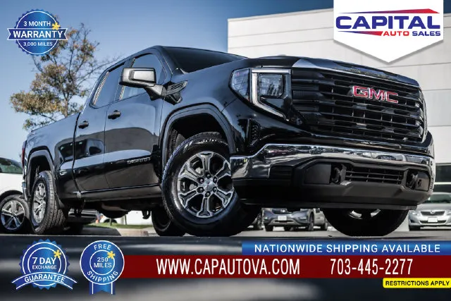 Black 2023 GMC Sierra 1500 Pro for sale in Chantilly, VA