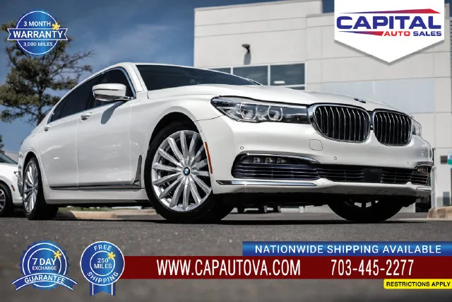 White 2017 BMW 7 Series 740i for sale in Chantilly, VA