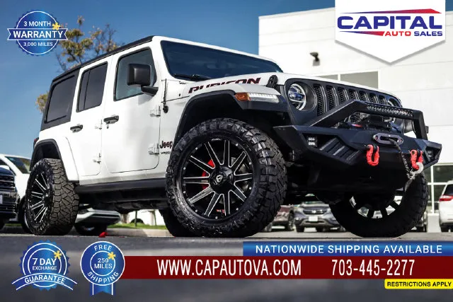 White 2020 Jeep Wrangler Unlimited Rubicon for sale in Chantilly, VA