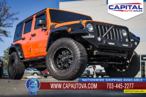 Orange 2015 Jeep Wrangler Unlimited Sport for sale in Chantilly, VA