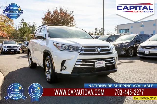 Used 2019 Toyota Highlander Hybrid Limited Platinum for sale