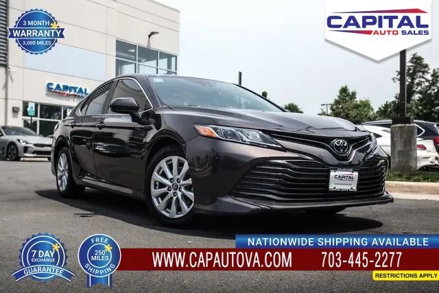 Gray 2019 Toyota Camry LE for sale in Chantilly, VA