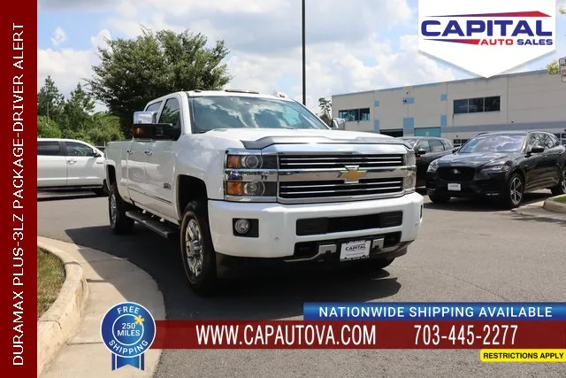 White 2016 Chevrolet Silverado 3500HD High Country for sale in Chantilly, VA