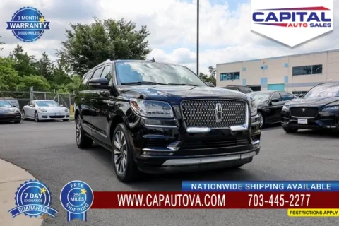 Black 2021 Lincoln Navigator L Reserve for sale in Chantilly, VA