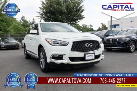 White 2020 INFINITI QX60 PURE for sale in Chantilly, VA
