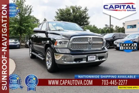Black 2017 Ram 1500 Laramie for sale in Chantilly, VA