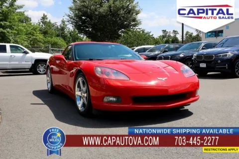 Red 2008 Chevrolet Corvette for sale in Chantilly, VA