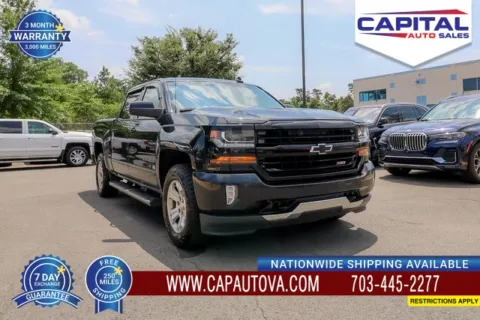 Black 2017 Chevrolet Silverado 1500 LT for sale in Chantilly, VA