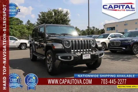 Gray 2019 Jeep Wrangler Unlimited Sahara for sale in Chantilly, VA