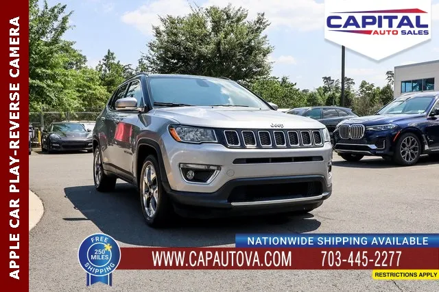 Silver 2020 Jeep Compass Limited for sale in Chantilly, VA