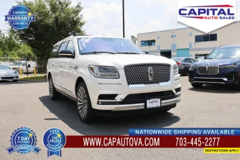 White 2018 Lincoln Navigator L Reserve for sale in Chantilly, VA
