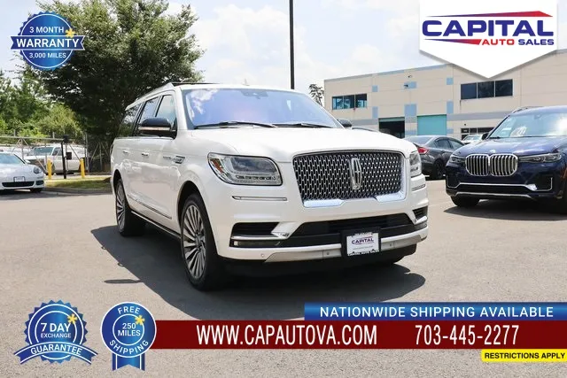 White 2018 Lincoln Navigator L Reserve for sale in Chantilly, VA