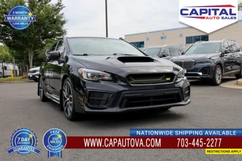 Black 2021 Subaru WRX STi Limited for sale in Chantilly, VA